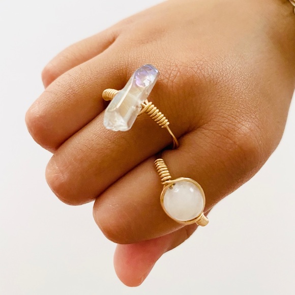 Jewelry - Gold Filled Crystal Rings
